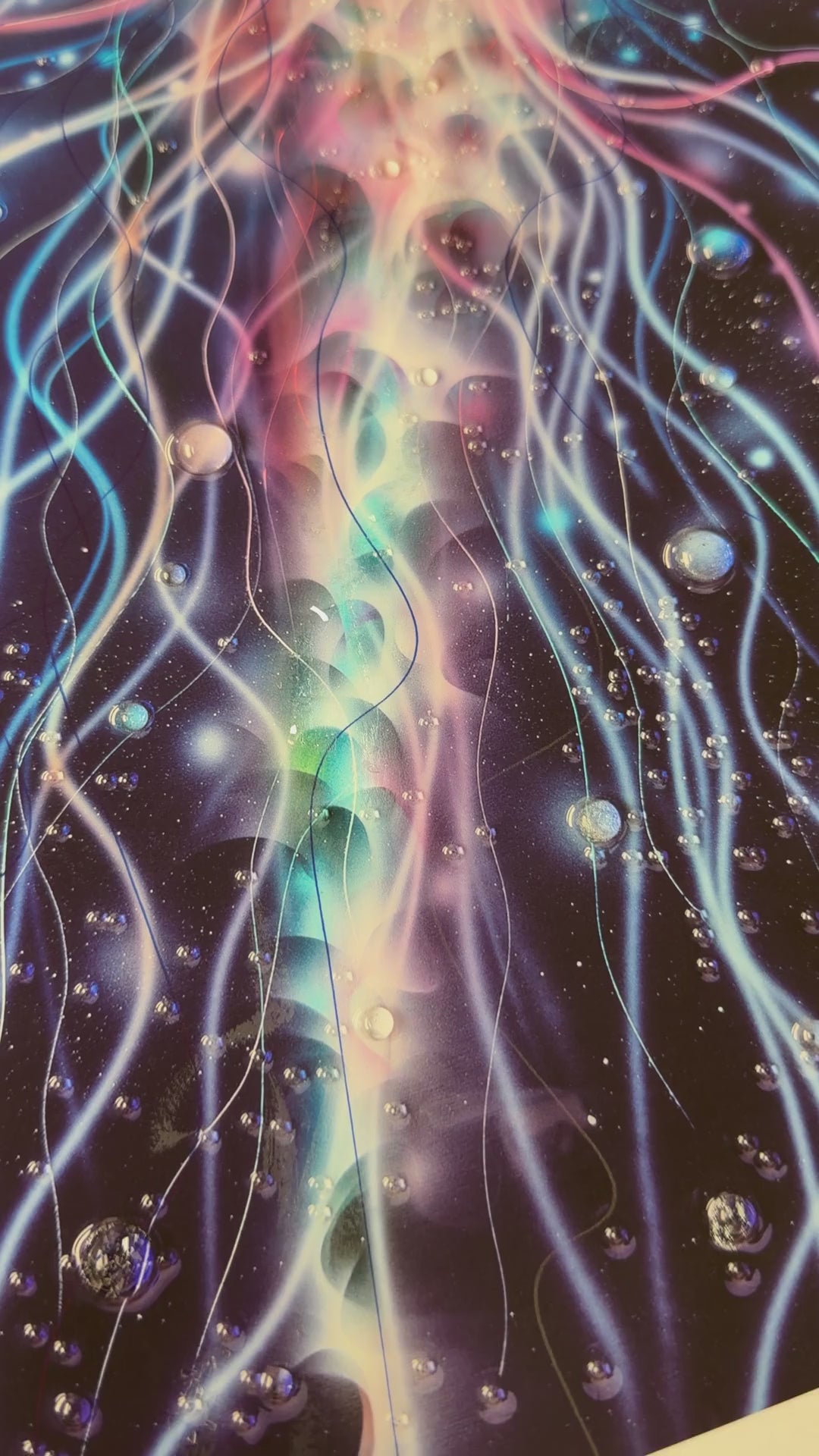 LIVEWIRE – Hand-Embellished Limited Edition on Watercolor Paper
